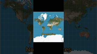 True sizes of countries facts worldmap Shorts [upl. by Salomone]