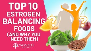 Top 10 Estrogen Balancing Foods [upl. by Ligetti211]