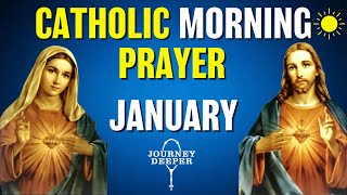 Catholic Morning Prayer JANUARY 2024  Catholic Prayers For Everyday [upl. by Aihsakal603]