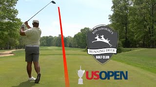 Playing a US Open qualifier course  Running Deer Golf  What can we shoot in these tough conditions [upl. by Euh]