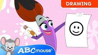 🌟 Violet to the Rescue  🎨 Drawing Solutions for Big Feelings 😊  ABCmouse Art amp Emotions for Kids [upl. by Kobe]