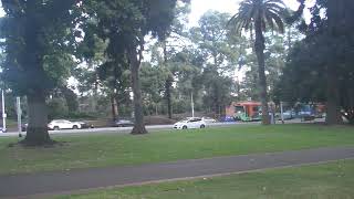 AW Albury Wodonga tourism tram B2 2062 Wellington Parade [upl. by Htebilil]