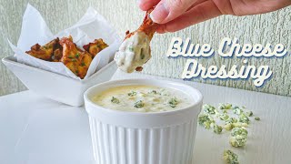 Chunky Creamy Blue Cheese Dressing How To Make All From ScratchMayonnaise RecipeMolho Blue Cheese [upl. by Nileve]