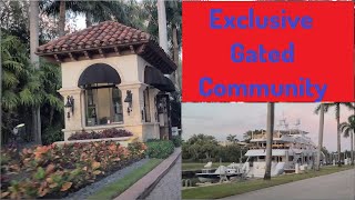 Drive Miamis most expensive gated communities Gables Estates amp Old Cutler Bay [upl. by Telfer221]