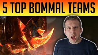 BOMMAL MADE EASY TOP 5 BOMMAL 90 HARD TEAMS  Raid Shadow Legends [upl. by Coral]