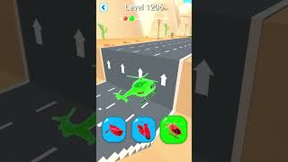 ShapeShifting 2 GAMEPLAY Level No 1206 Walkthrough  New Update Car Racing Shorts ShapeShifting [upl. by Ogilvy]