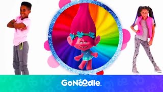 Trolls Cant Stop The Feeling  GoNoodle [upl. by Netsud822]