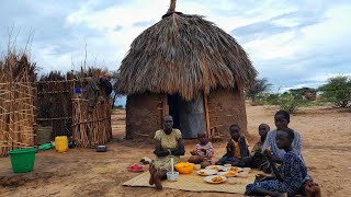 Cooking African Traditional food for lunchAfrican village life [upl. by Raven]