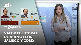 Elecciones MX 2024 entidades más mencionadas en debate presidencial  Despierta [upl. by Enuj338]