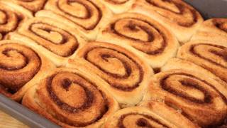 Homemade Cinnamon Rolls Recipe  Laura Vitale  Laura in the Kitchen Episode 300 [upl. by Teena639]