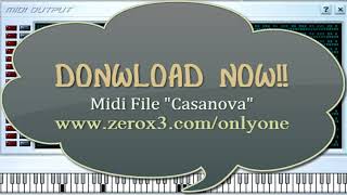 Me Resbala  Integración Casanova  Midi File OnlyOne [upl. by Margaretha]