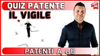 QUIZ PATENTE  IL VIGILE  SEI PREPARATO [upl. by Leonor]