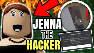 😳 JENNA The Roblox HACKER is SUSPICIOUS [upl. by Ordnazil]