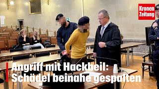 Angriff mit Hackbeil Schädel beinahe gespalten [upl. by Jolyn]