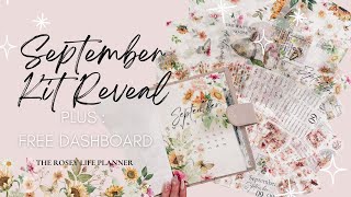 Unboxing my Planner Sticker Subscription Kit for September  The Rosey Life Planner [upl. by Deloris]