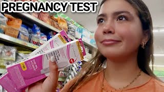 PREGNANCY TEST 😩🙈😩  VLOG1918 [upl. by Borras887]