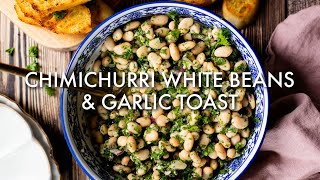 Chimichurri White Beans amp Toast  This Savory Vegan [upl. by Worrad149]