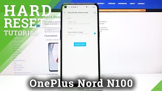 How to Hard Reset OnePlus Nord N100  Wipe Data  Factory Reset [upl. by Atteugram]