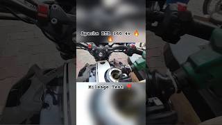 Apache RTR 160 4v Mileage Test On Highway 🔥 Sports Mode 🥵 apachertr1604v mileage motovlog bike [upl. by Donnell]