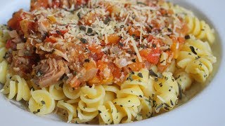 Pasta en Salsa de Atún en 20 Minutos  El de las trufas [upl. by Savdeep]