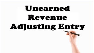 Module 3 V7  Unearned Revenue Adjusting Entry Example [upl. by Sirod215]