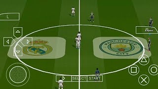 Real Madrid vs Manchester City gameplay eFootball pes 2025 ppsspp [upl. by Neirb]