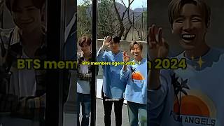 How Old Are BTS Members in 2024 Find Out Now bts btsarmy shorts [upl. by Annaili619]