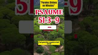 psaume 5139 verset bibledieu psaumepourdormir video jesus [upl. by Sabra]