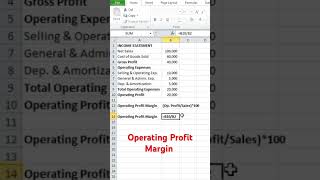 Financial Analysis  Operating Profit Margin Explained [upl. by Raina]