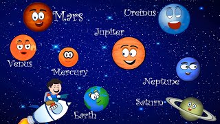 The Planet Song  The Solar System Song with Lyrics  Nursery Rhymes for Kids [upl. by Pepin]