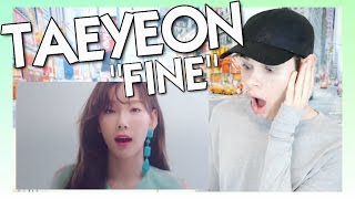 MV Reaction l TAEYEON 태연 quotFinequot [upl. by Dhiman]