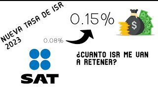 Nueva Tasa de ISR para Inversiones en 2023 [upl. by Daisi]