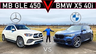 LUXURY FOES  2023 BMW X5 vs 2023 Mercedes GLE Comparison [upl. by Rennold]