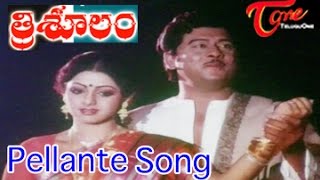 Trisoolam Movie Songs  Pellante  Krishnam Raju  Radhika  Jayasudha  Sridevi [upl. by Eeniffar]