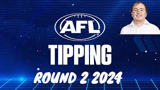 AFL Round 2 2024 Tips ✔️❌ [upl. by Anividul693]