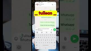 Cara Membuat Tulisan Unik Di Whatsapp Shorts wa trikwhatsapp [upl. by Lamoureux708]