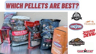 WHICH WOOD PELLETS ARE BEST  Which pellet brand is best for your smoker Pit Boss Traeger [upl. by Eelanna]