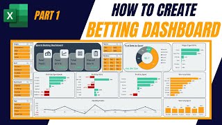 How to Create an Excel Sports Betting Tracker Dashboard  Part 1 [upl. by Nesyt]