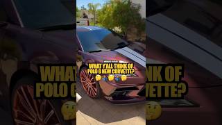 Polo G’s new CORVETTE 👀🤷🏽‍♂️😍 polog hiphop rap [upl. by Eatnahc436]