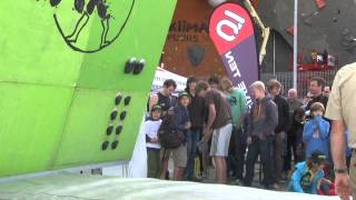 Guinness Book of Records World Record Dyno Contest 2012 Worldcup Climbing Klimax Puurs [upl. by Alyehc71]