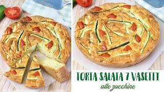 TORTA SALATA 7 VASETTI ALLE ZUCCHINE  Ricetta facile e soffice  senza bilancia [upl. by Ailehc]