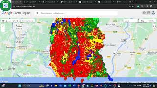 How to Make Land Use Land Cover LULC  map in Google earth Engine II GEE [upl. by Itin]