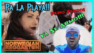 VAMOS A LA FIESTA Nanowar Of Steel  Norwegian Reggaeton  REACCION [upl. by Verbenia]