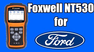 Foxwell NT530 Scan Tool for Ford Tested on Ford Focus Diesel [upl. by Meuser611]