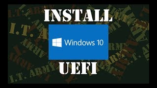 Install Windows 10 in UEFI Mode [upl. by Lomax]