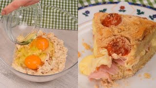 Torta di pane raffermo salata un’ottima idea per riutilizzare il pane che hai in casa [upl. by Nimsaj367]