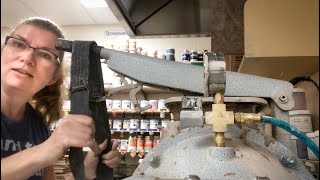 Tips for Using a Peter Pugger Vacuum Deairing Pug Mill in the Pottery or Ceramics Studio [upl. by Boar745]