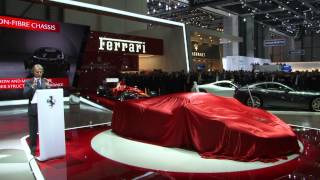 LaFerrari unveiling at Geneva Motor Show [upl. by Kristyn288]