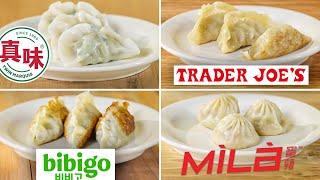 Pro Chefs Blind Taste Test Every Box of Frozen Dumplings  The Taste Panel  Epicurious [upl. by Ardnosal]