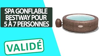 Avis Spa gonflable pour 5 à 7 personnes Bestway [upl. by Tymes790]